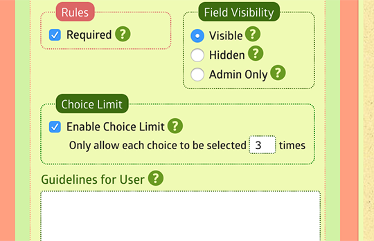 Features – Fields | HTML Form Builder Online, PHP Form Creator - MachForm