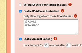 IP Address Restriction