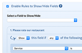 Logic to Show/Hide Fields