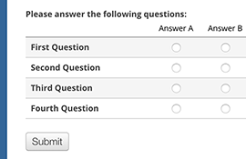 Matrix Choice Field