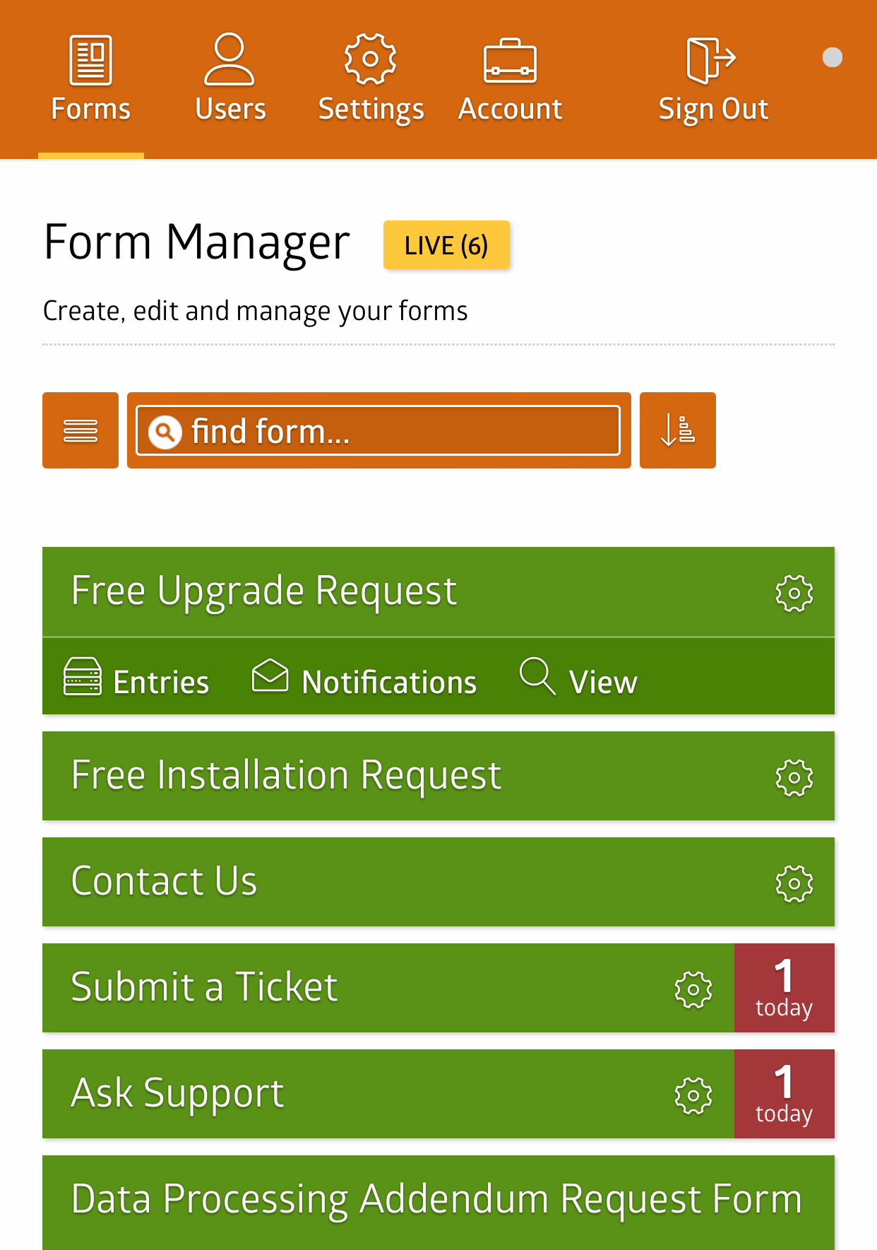 Mobile Friendly Admin Panel