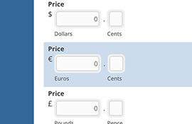 Price-Enabled Fields