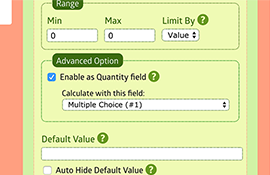 Quantity Field