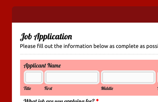 Form Examples | HTML Form Builder Online, PHP Form Creator - MachForm