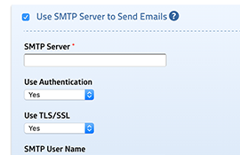 Secure SMTP Support