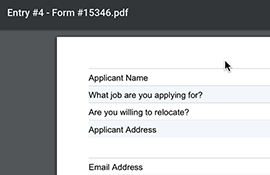 Send Form Data as PDF